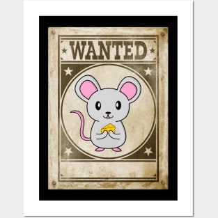 Wanted Mouse! Posters and Art